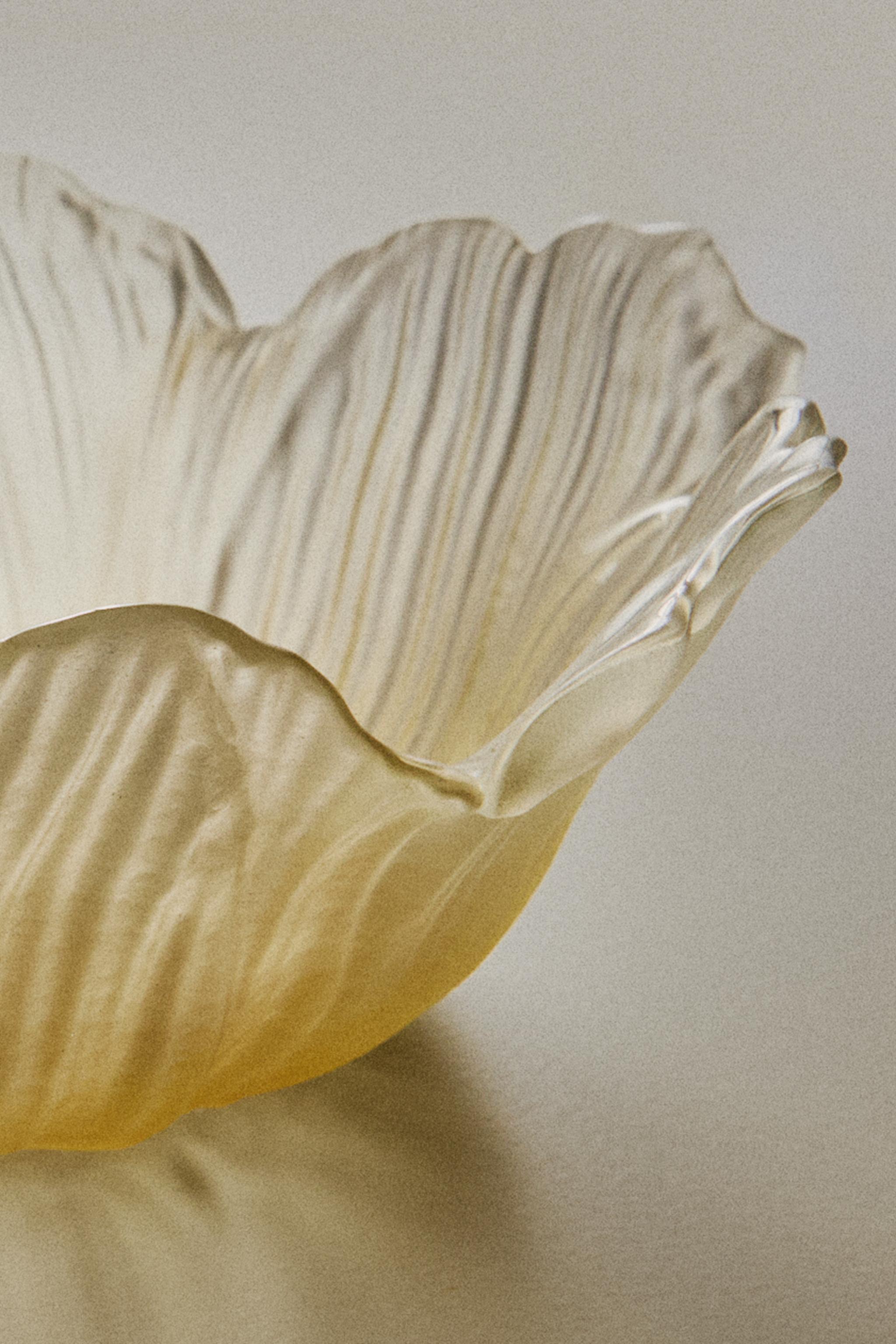 SALADIER EN VERRE FLEUR